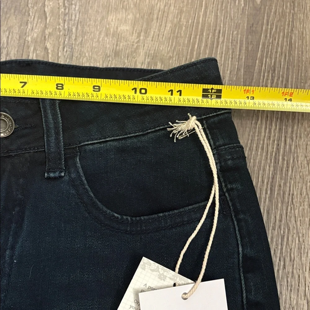 Grace & Lace Dark Blue Straight‎ Leg Jeans 0 - Picture 6 of 12